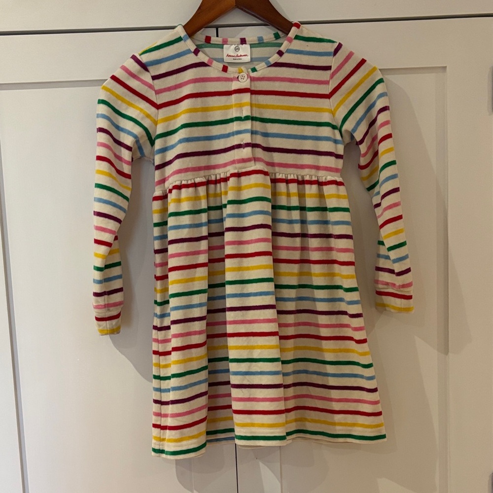 Hanna Andersson Multicolor Striped Dress
